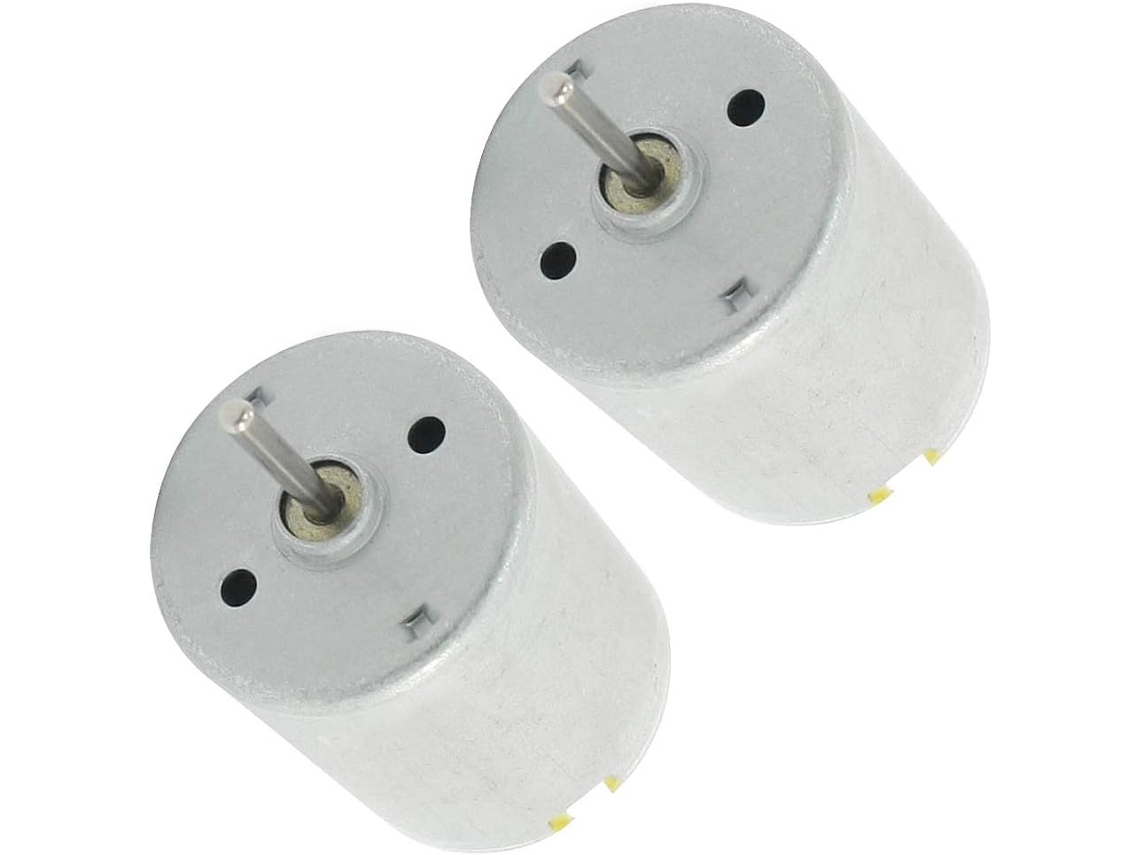 2 Motores Eléctricos De Eje De Mm Y Diámetro De 24 12000 Rpm, Cc, 6 V