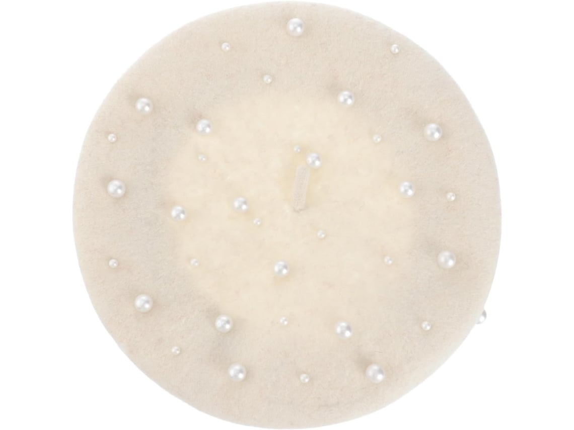 Boina Feminina Simples E Elegante Em Estilo Britânico Com Contas Decorativas, Ideal Para Meninas E Diversas Ocasiões.