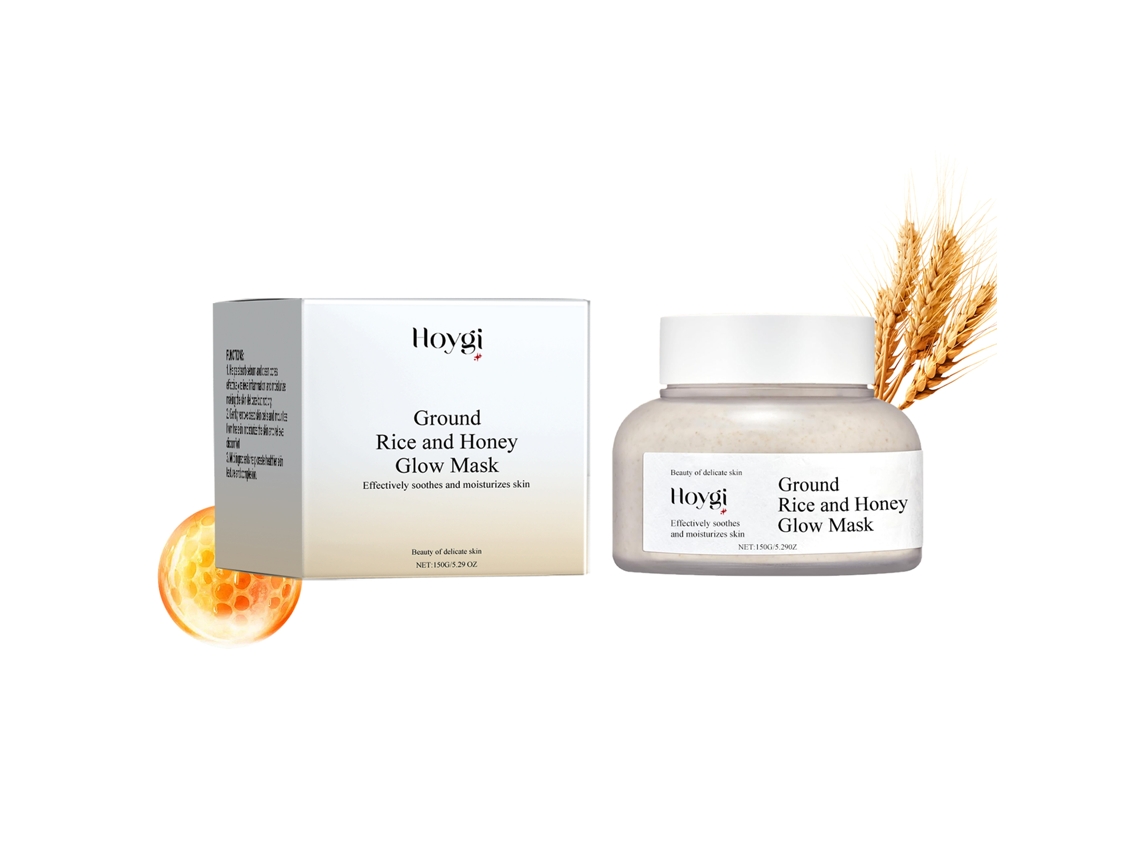 Mascarilla hidratante e iluminadora con miel de arroz