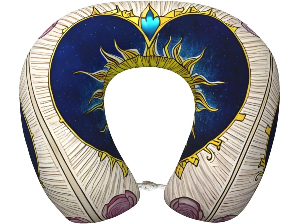 Almohada Viaje Espuma Viscoelástica Poliéster, Felpa Fácil Soporte, Ajustable Plegable:
