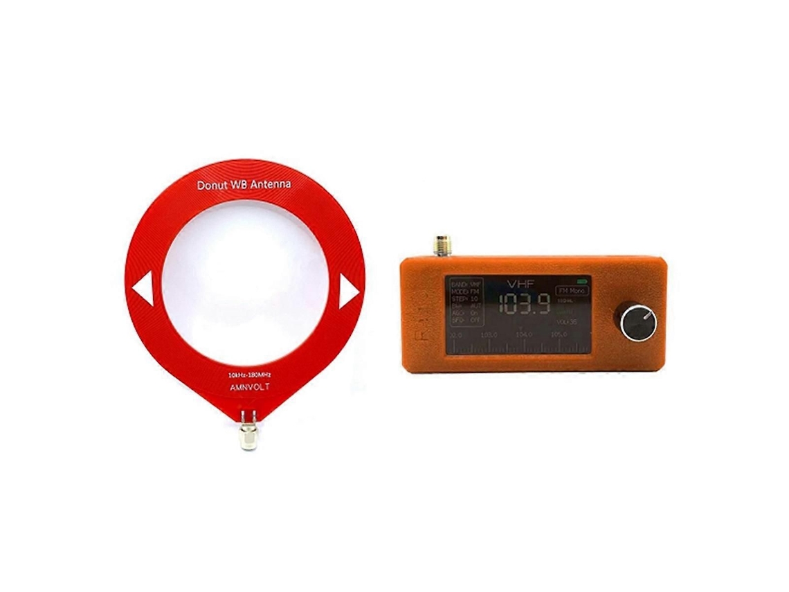Radio portátil de bolsillo con pantalla IPS de 1,9 pulgadas, antena y receptor multibanda. GOKOCO (10 kHz - 180 MHz)