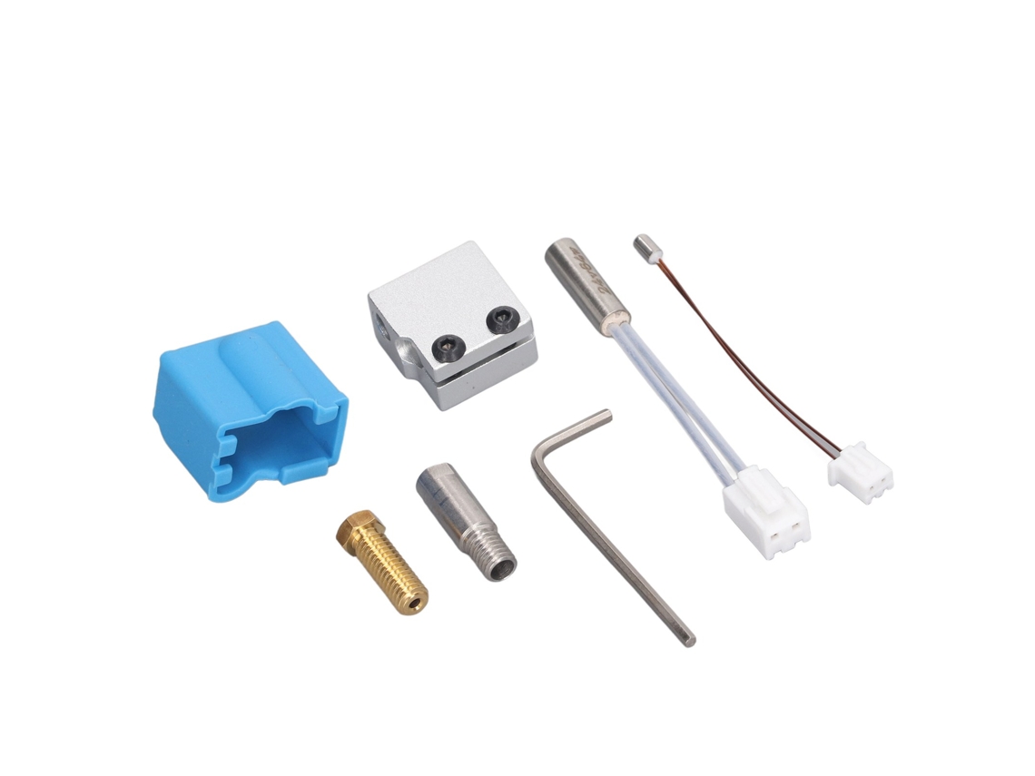 Kit Bico Extruder Hot End De Impressora 3d Com Tubo De Aquecimento 24v Termistor Para Sidewinder X1 X2