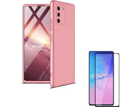 Funda y Protector de Pantalla Samsung Galaxy S10 Lite PHONESHIELD Slim Armor 360º / Flexguard Full Rosa