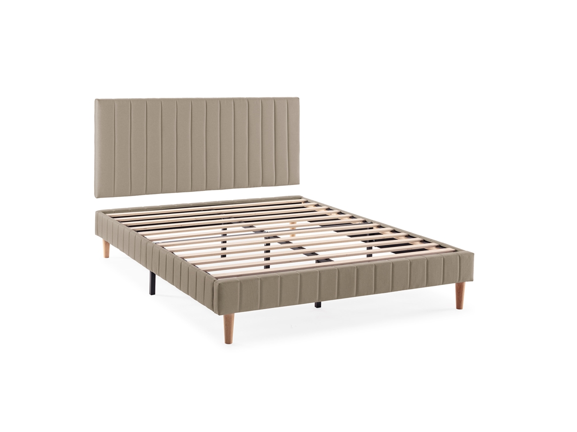 Base tapizada cabecero Eris 140x200 cm Beige VS VENTA-STOCK