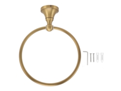 Toallero de pared resistente de bronce antiguo