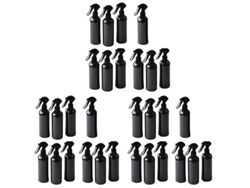 2026-30pcs Botellas De Plástico 300ml Con Atomizador Multifuncional Para Aceites Esenciales Perfumes Negro