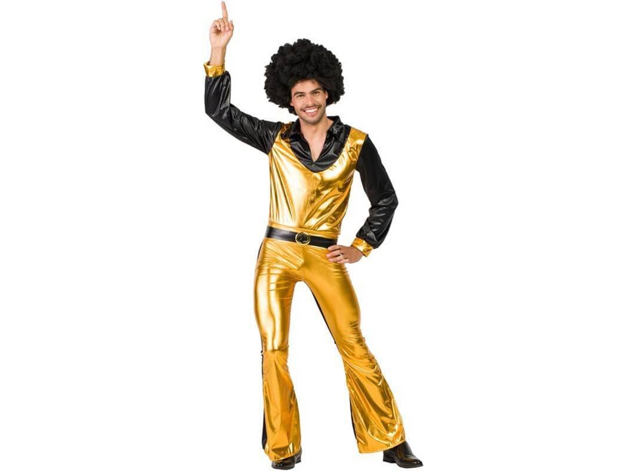 Disfraz de Hombre DISFRAZZES Disco Dorado (Talla: M/L)