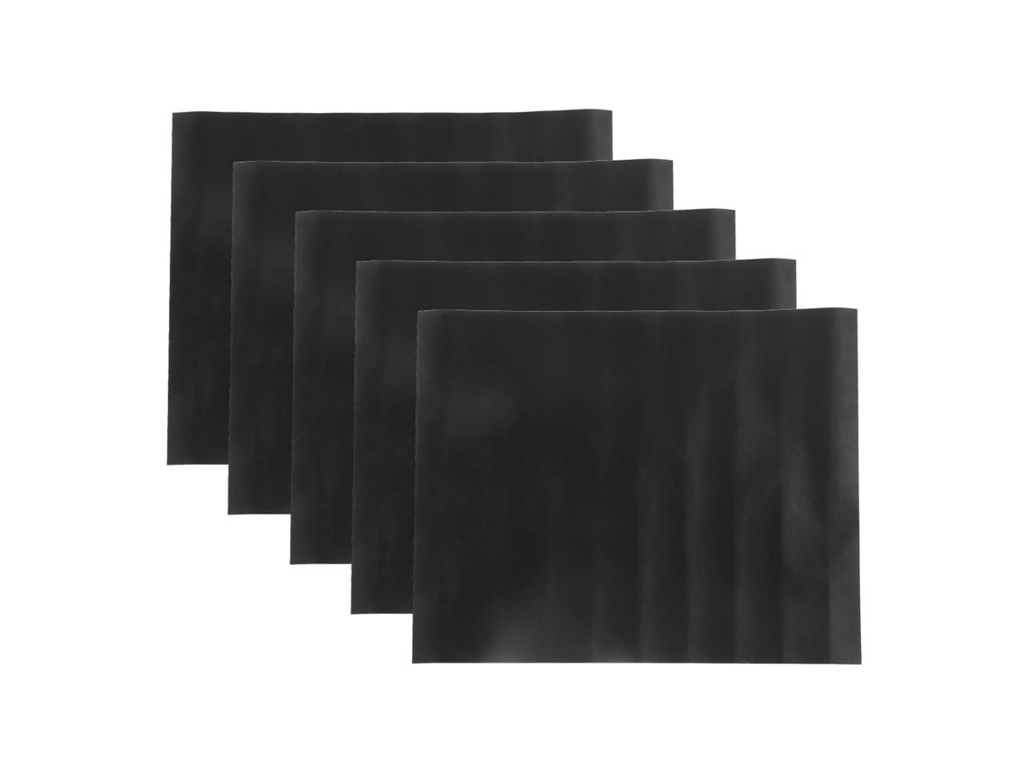 5 Tapetes Antiadherentes Para Parrilla De Barbacoa De 40x33 Cm. Accesorio Para Cocina Al Aire Libre.