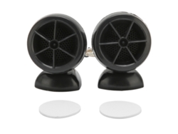 2pcs Tweeter Em Cúpula 1200w Alto-falante Carro Alta Sensibilidade Universal Áudio Carro Preto