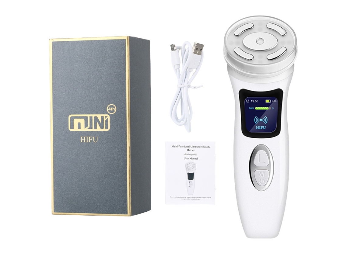 Dispositivo de belleza ultrasónico recargable cuatro en uno