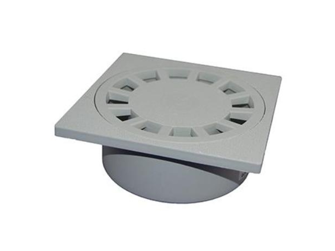 Sumidero sifonico pvc 200 gris