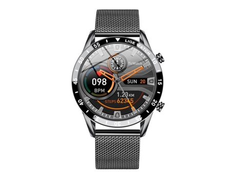 Smartwatch con SMS y Llamadas Presión Arterial 1 32'' Impermeable Ip67 Gris VEANXIN