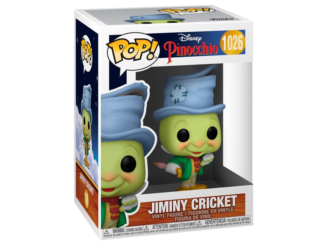 Figura Pop Disney Pinocho Calle Pepito Grillo B.active