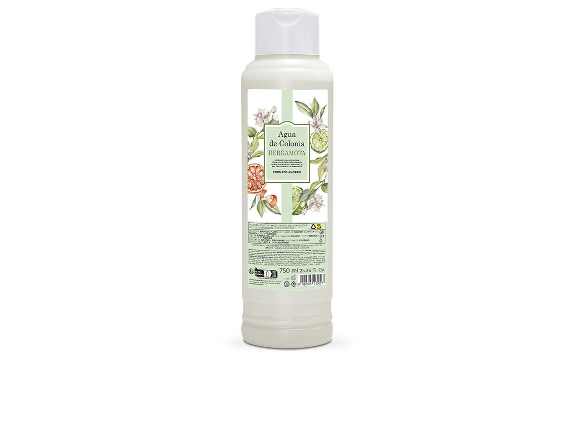 Agua de colonia de bergamota Alvarez Gomez (750 ml de agua de colonia)