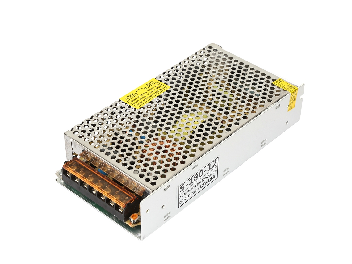 Fuente De Poder Switching Led 12v 180w Adaptador Controlador Para Equipos Industriales