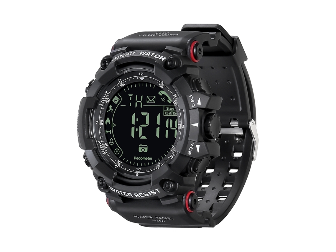 Smartwatch SPOVAN PR2 Reloj electrónico inteligente Bluetooth multifuncional impermeable para hombres (negro)