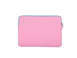 Funda portátil rosa de protección completa para iPad, portátil o tableta de 15 pulgadas con luz dorada