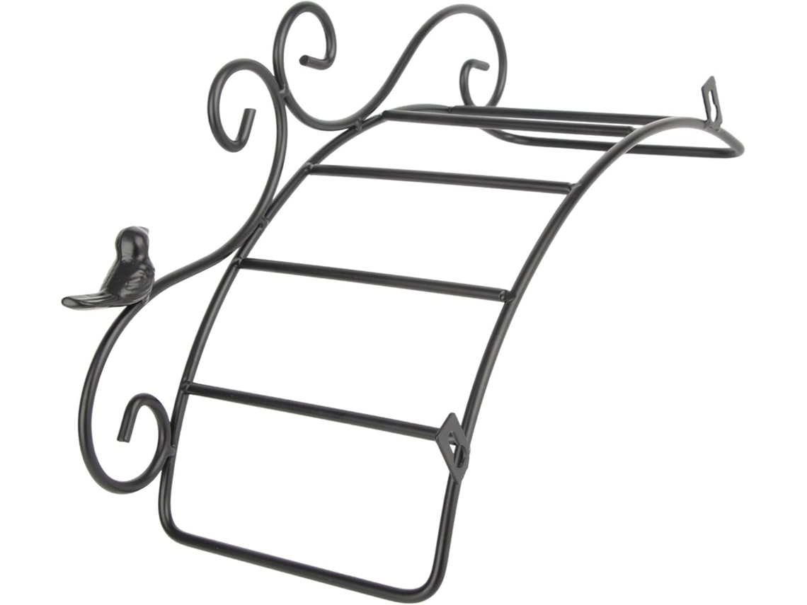 Elegante Soporte De Pared Negro Para Manguera De Jardín, La Mantiene Organizada, Para El