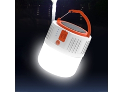 2026-linterna Solar Recargable, Linterna Led Usb Portátil Para Camping, Lámpara De Tienda (blanca)