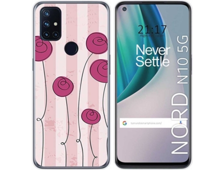 Carcasa OnePlus Nord N10 5G TUMUNDOSMARTPHONE Flores Vintage Multicolor