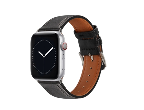 Correa de Cuero RIFF para Apple Iwatch Series 38/40/41 mm Negra