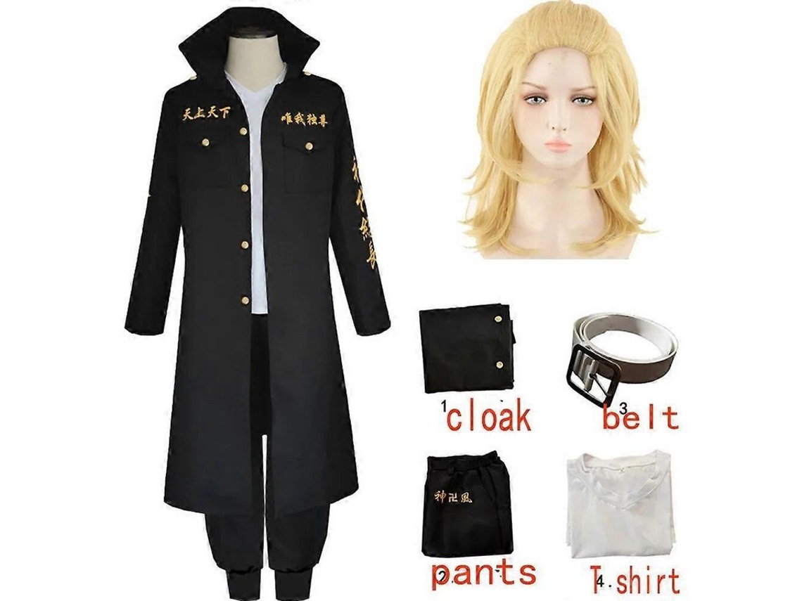 Disfraz De Mikey De Sano Manjiro De Tokyo Revengers - Chaqueta, Camisa, Pantalones - Unisex