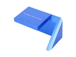 Herramienta Para Trabajar La Madera Scriber Center Zx-2 Azul Con Buscador De Centro De 45°.