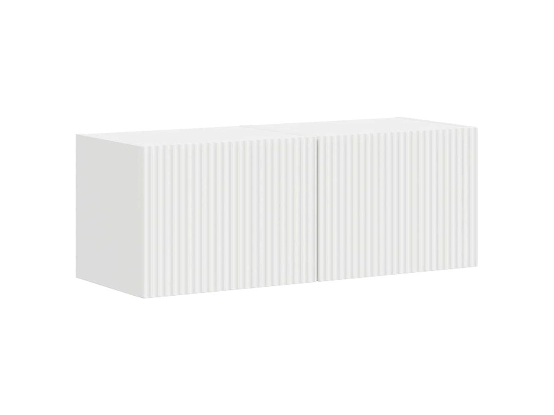 Mueble De Tv Montado En La Pared 2 Uds | Armario Para Tv 60 X 31 X 29.5 Cm