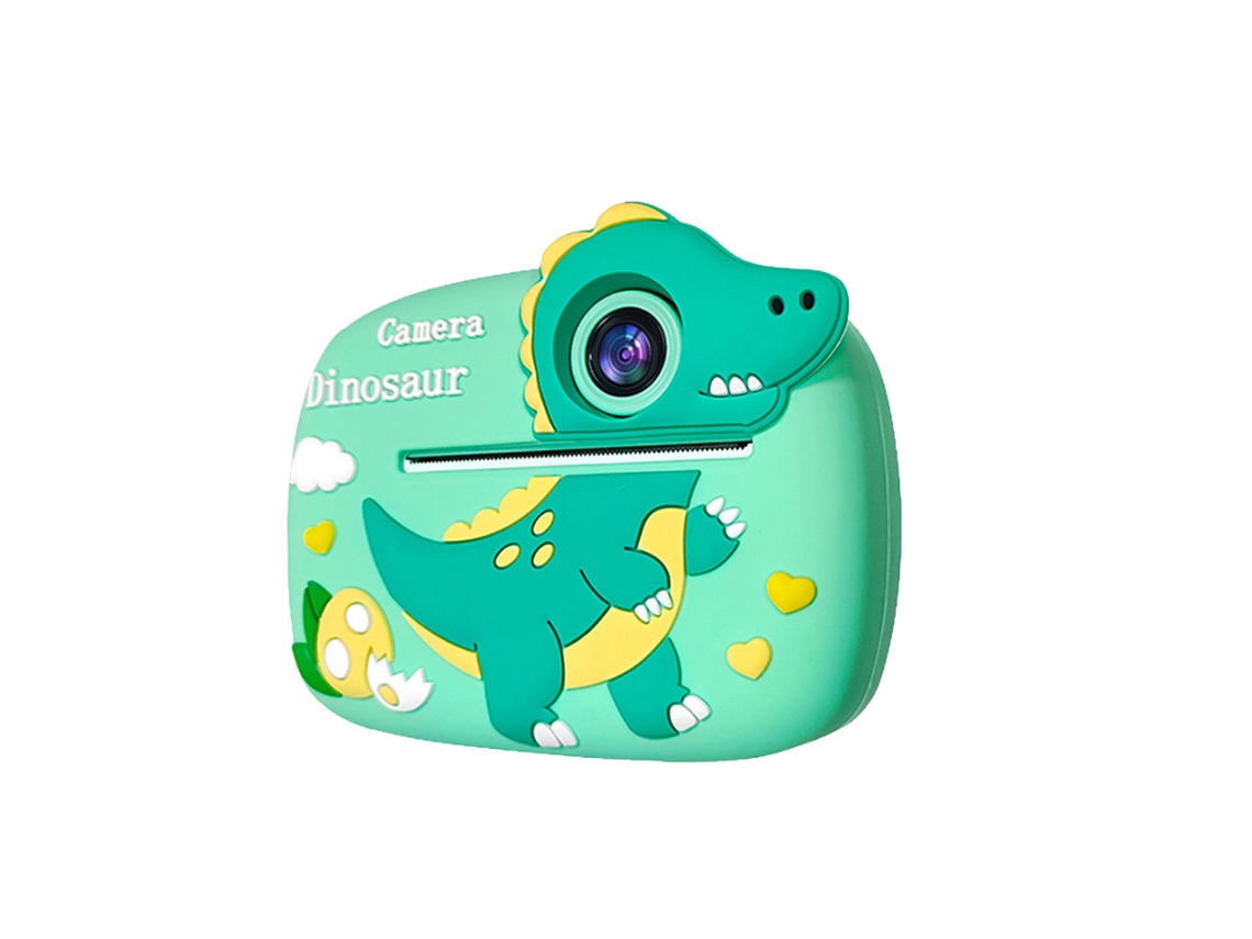 Cámara Digital Infantil Klack Con Impresión Instantánea, Cámara Térmica Para Niños Con Video, Fotos Al Instante - Verde