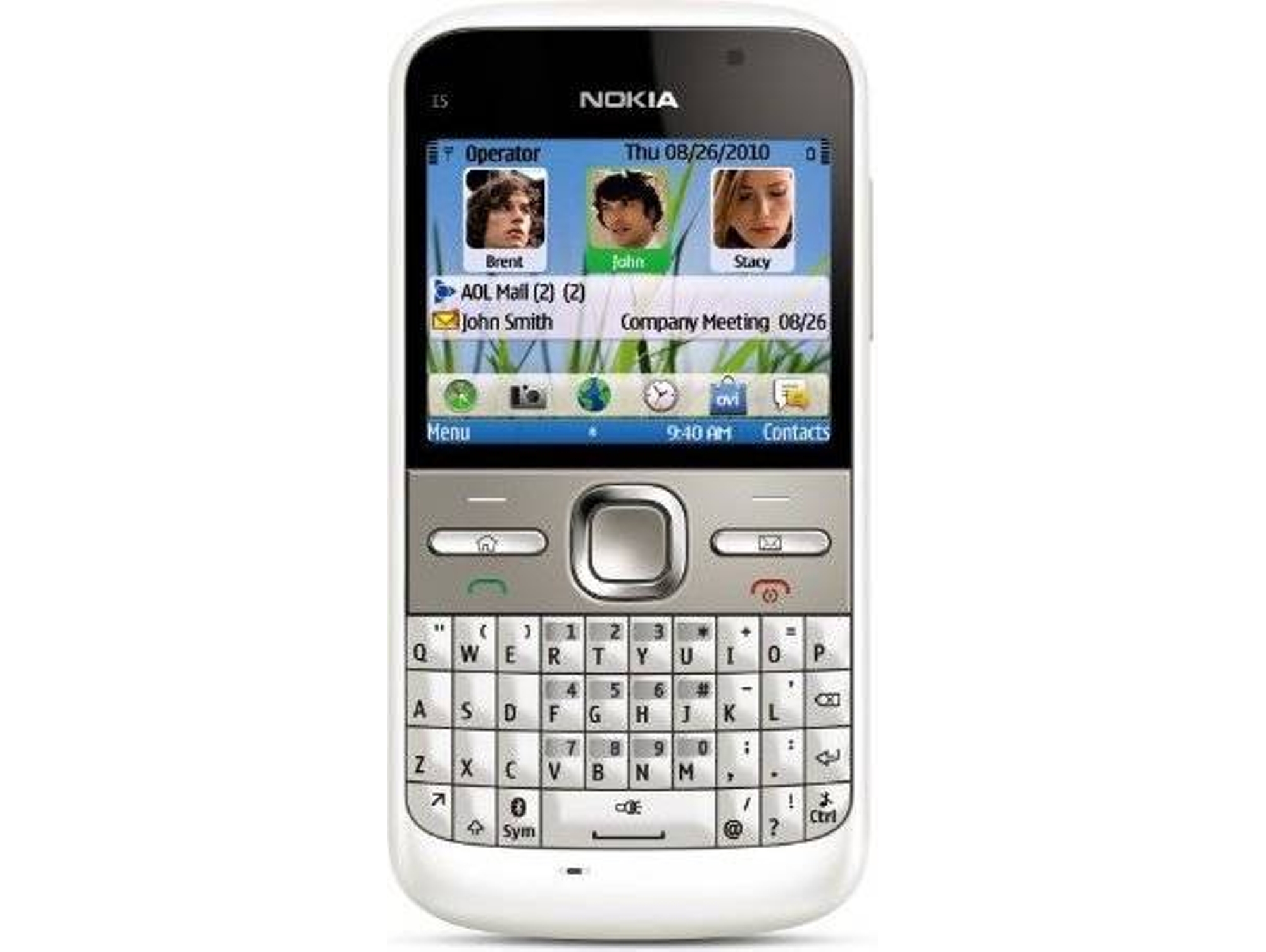 Teléfono móvil NOKIA E5 (Blanco)