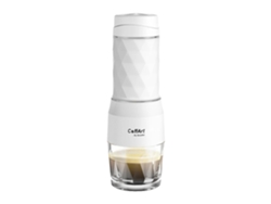 Cafetera espresso portátil, de accionamiento manual, blanca, OEM de la UE