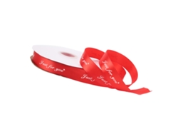 Cinta De Satén Roja De 30,48 M Y 2,6 Cm De Ancho, De Doble Cara, Ideal Para Decoraciones De Fiestas Y Regalos.