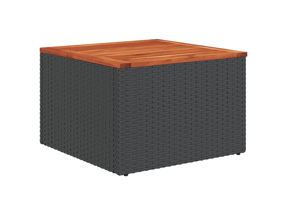 Maison Exclusive - Conjunto De Sofá De Jardín De 8 Piezas Con Cojines, De Poliratán Negro