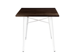 Mesa LÚZETE (Madeira - Madera - Blanco)