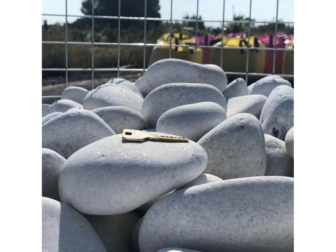 Gaviones de piedra blanca de primera calidad, saco grande, 500 kg / 60-120 mm