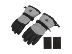 Guantes De Invierno Calefactables, Impermeables Y Con Batería, Con Tira Reflectante Para Actividades Al Aire Libre.
