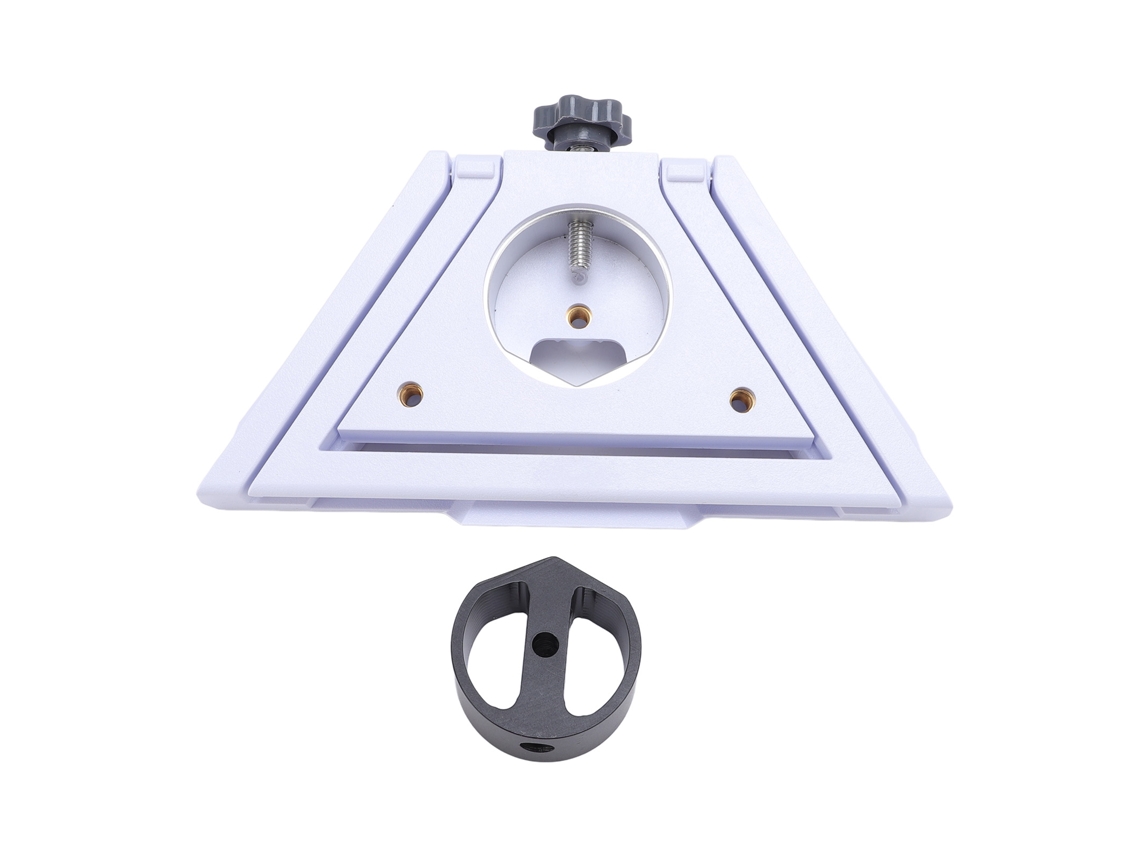 Adaptador Aetheria 2 en 1 para antena parabólica con accesorios para tubo de 38,5 mm y soporte para coche.