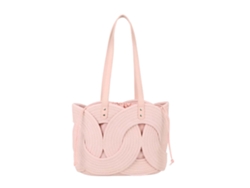 Bolso De Mano Cabas Trenzado Para Mujer Estilo Bohemio Con Motivos Entrelazados