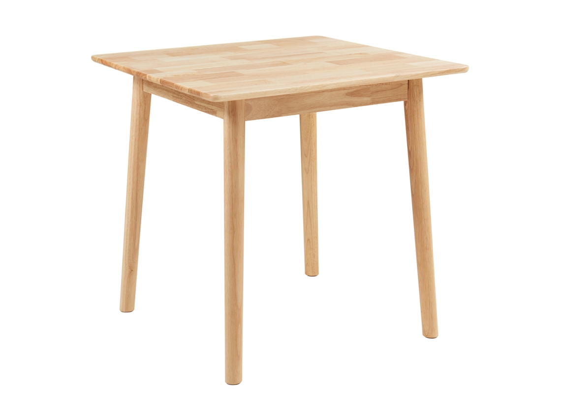 Mesa De Comedor Klijori Cuadrada 75x75x74 Cm - Natural en.casa