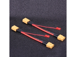 2pcs/set Cabo Adaptador Conector Xt60 Fêmea Para Xt60 Macho Jst Macho Acessório Rc