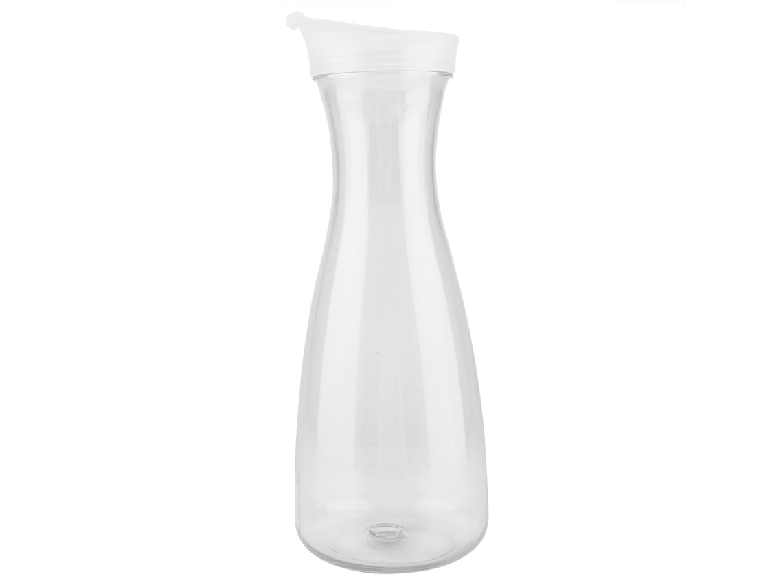 Botella De Zumo De Acrílico Transparente De 1600 Ml Con Tapa Para Uso En Bares Y En El Hogar.