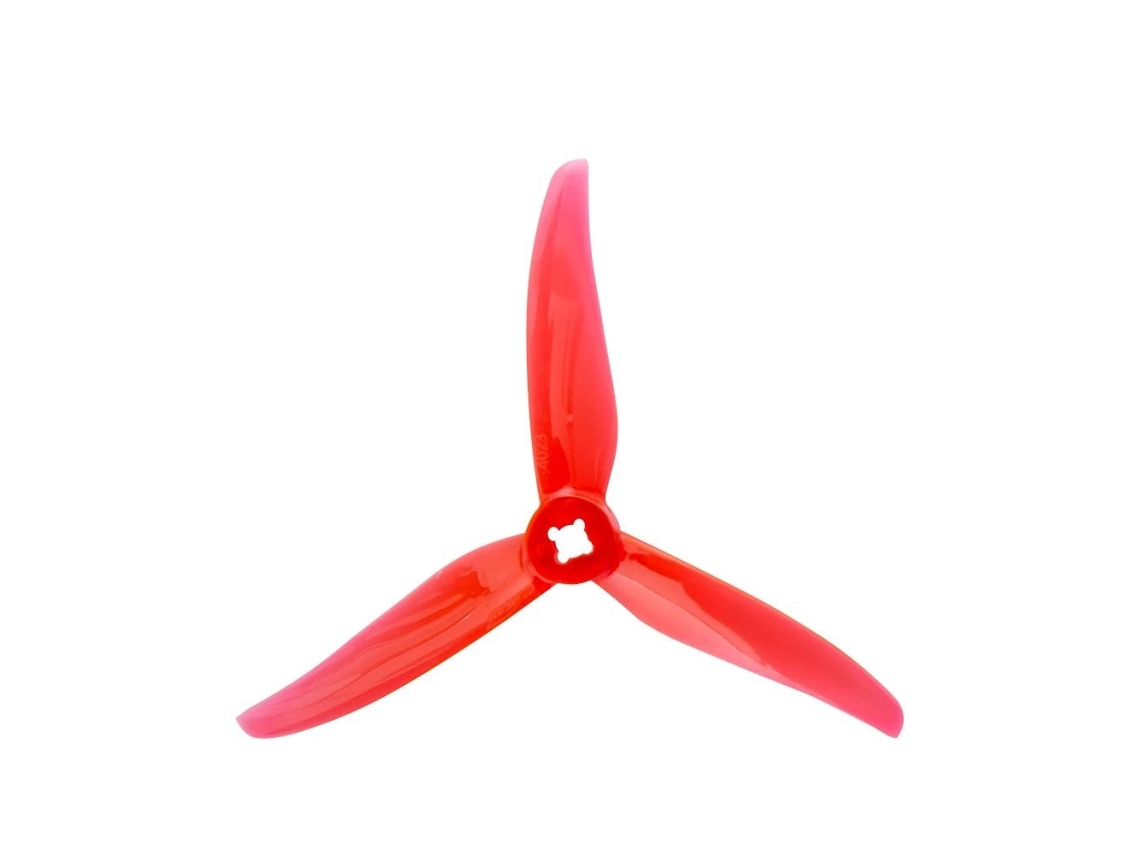 Par de hélices Gemfan Hurricane 4023 4x2.3 de 3 palas y 4 pulgadas para dron de carreras RC FPV