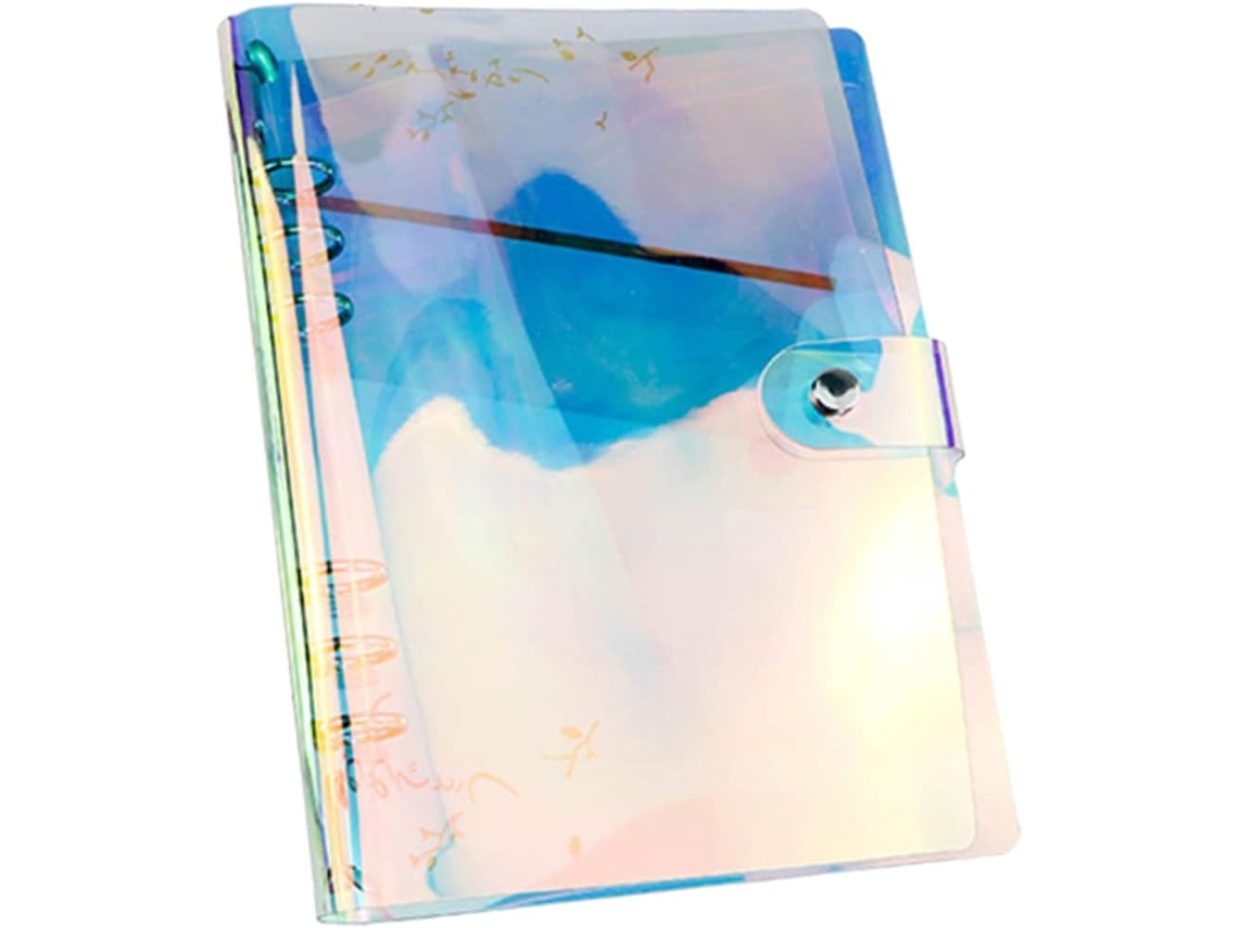 Funda para cuaderno de 6 anillas, colorida y resistente, ideal para útiles escolares y carpetas.