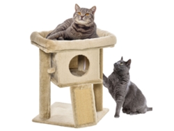 Arranhador Gatos 57 Cm Juta Rampa Cama Bola Areia