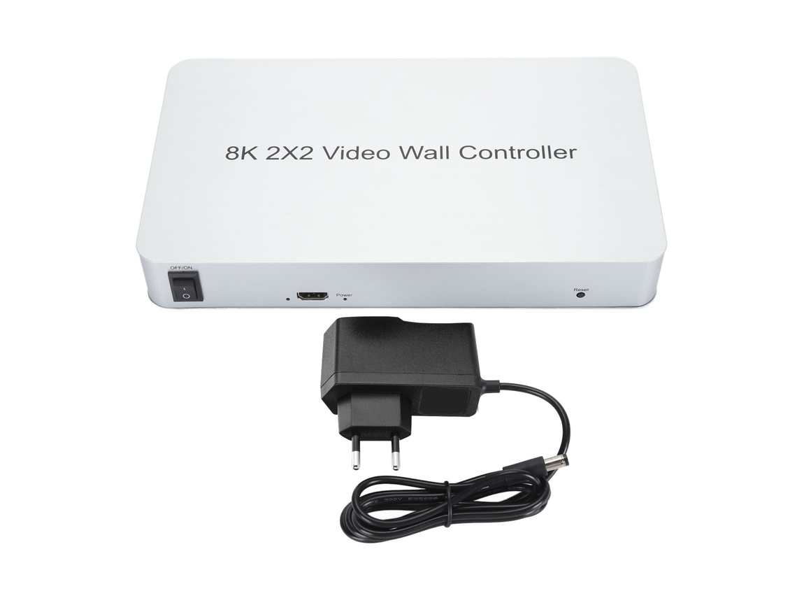 Controlador de videowall 8k con procesador de pantalla 2x2 1x2