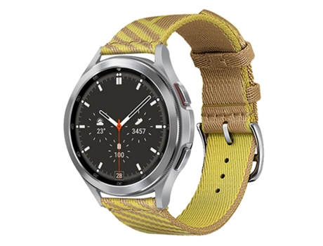 Correa universal para reloj inteligente de nailon de 20 mm (gris verde)