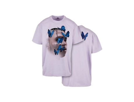 Camiseta MISTER TEE Oversize Le Papillon Morado (XS)