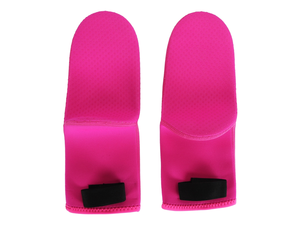 Calcetines de buceo antideslizantes y cómodos de 3 mm - Rojo/Rosa - Talla M
