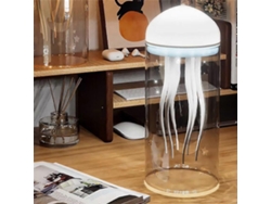 Luz nocturna con forma de medusa, luz para dormir, control por voz, luz ambiental, B Rosewell