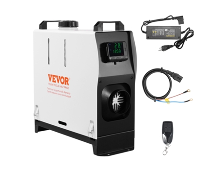 VEVOR Calentador de aire diésel todo en uno 12V 8KW LCD Control remoto para coche RV en interiores